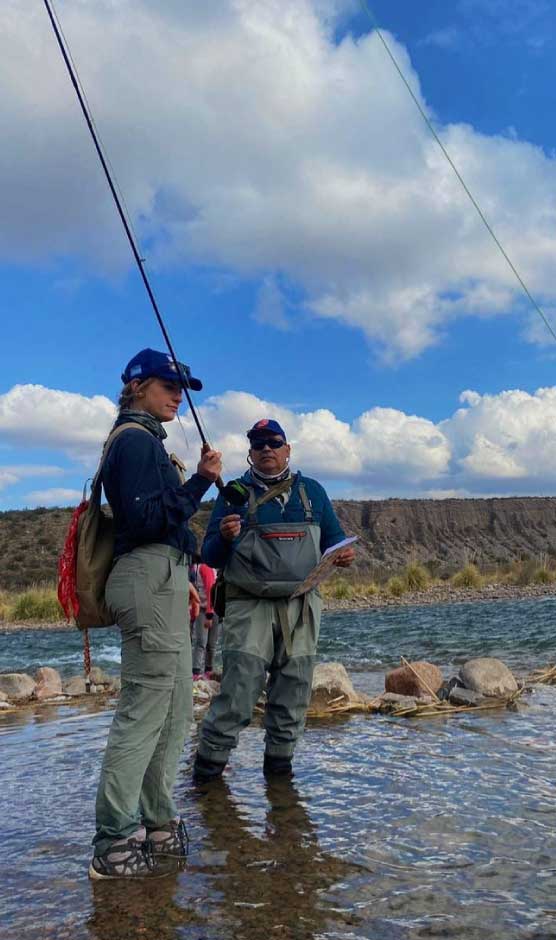 Pesca con mosca en Mendoza